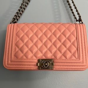 Channel shoulder bag